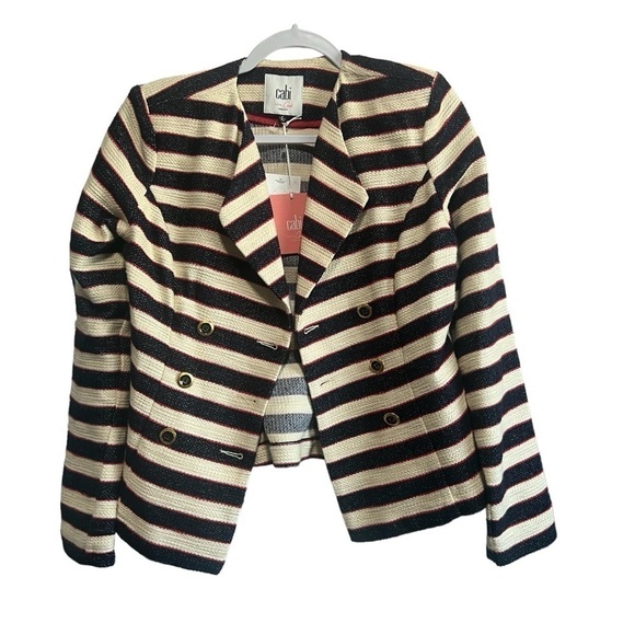 Cabi # 5094 Striped Cruise Blazer, New with Tags - Picture 2 of 7